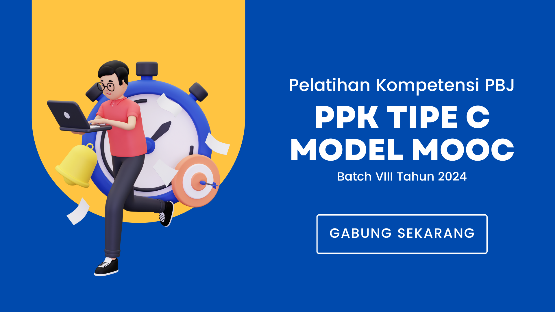 Pelatihan Kompetensi PPK Tipe C model MOOC Batch 8 Tahun 2024