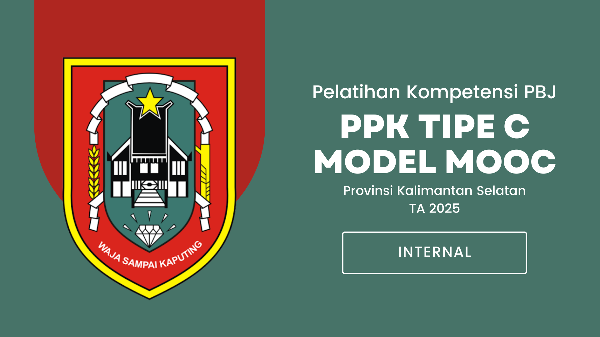 Pelatihan Kompetensi PPK Tipe C model MOOC