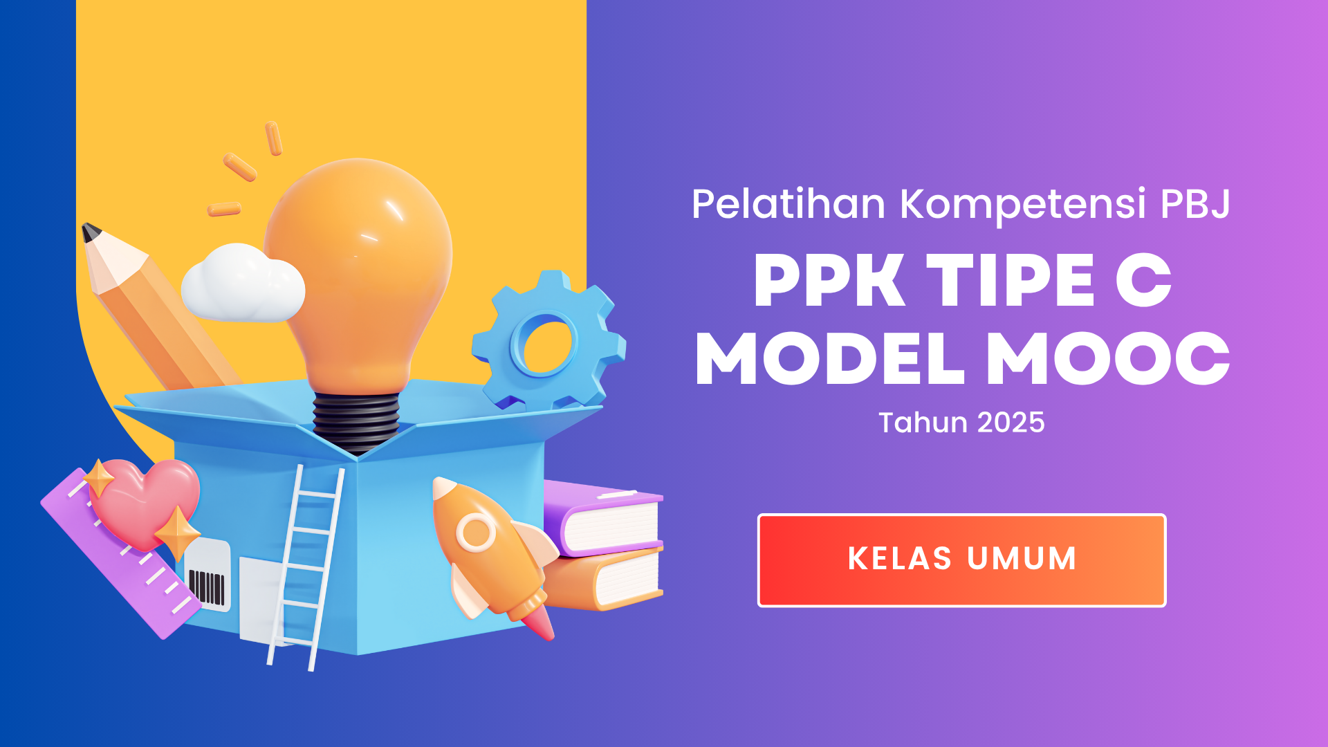 Pelatihan Kompetensi PPK Tipe C model MOOC Batch 1 Tahun 2026